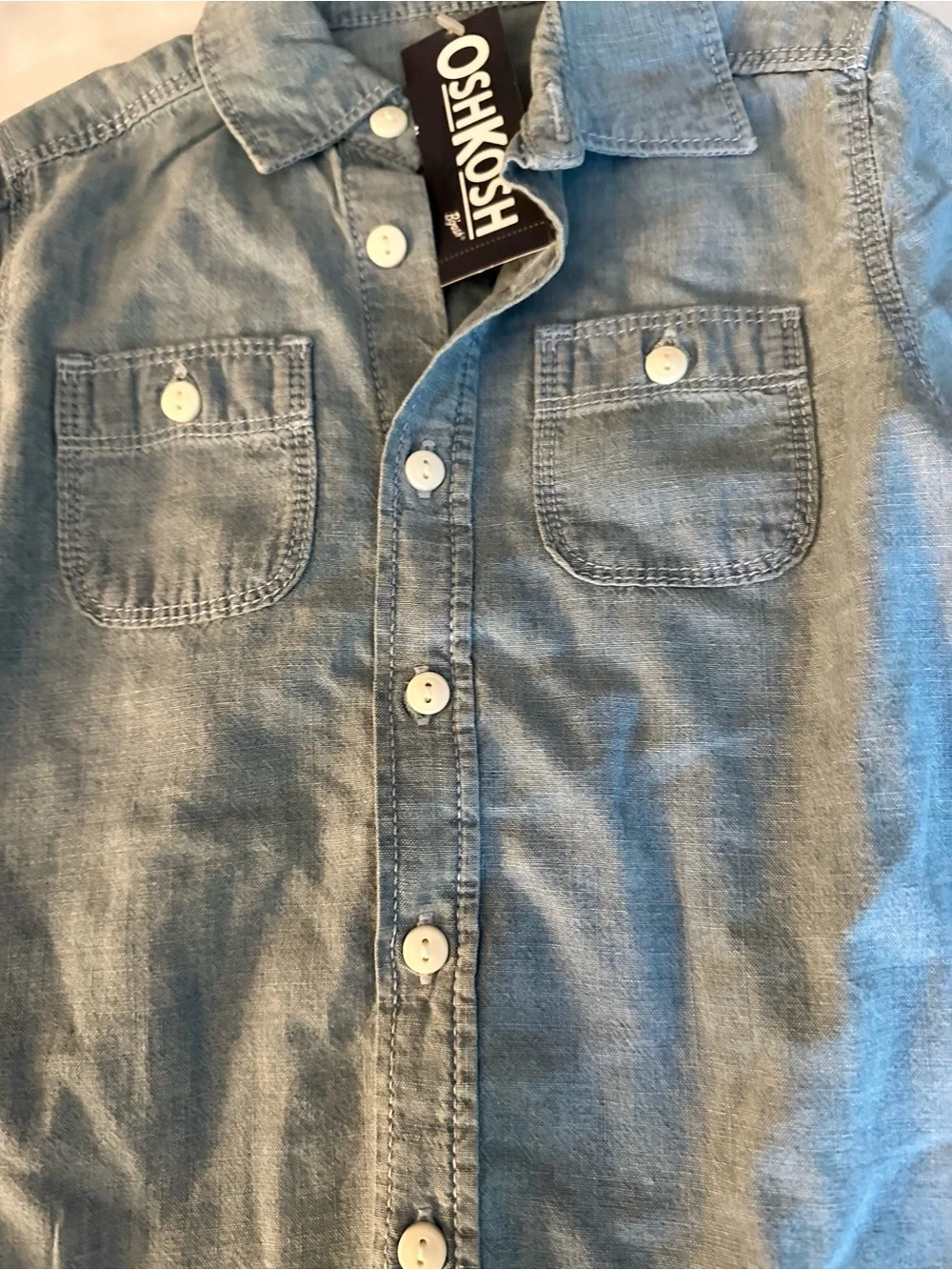 OshKosh B'gosh Light Blue Denim Button-Down Shirt
